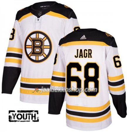 Lapsille NHL Boston Bruins Pelipaita Jaromir Jagr 68 Adidas 2017-2018 Valkoinen Authentic